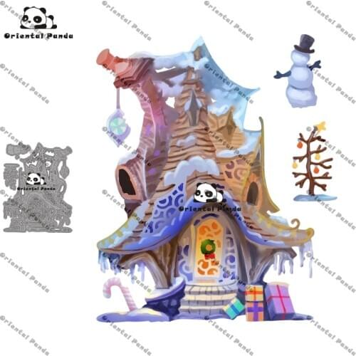 New Dies 2020 Camper Van Metal Christmas House Dies diy Dies photo album cutting dies Scrapbooking Stencil Dies