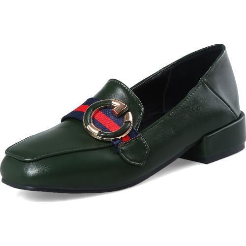 College leisure low heel side with 18 years spring wind shallow mouth two wear size 43 shoe size 32-1845