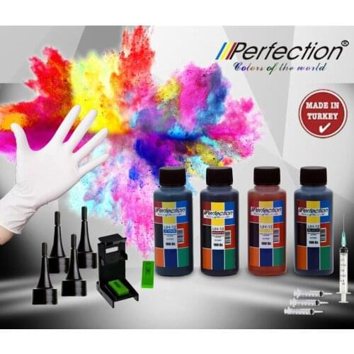 PERFECTION 4x100 ml. HP Officejet J5788 AiO 350 (CB335E)/ 351 (CB337E) 350XL/351XL Compatible Cartridge Refill Set Free Shipping