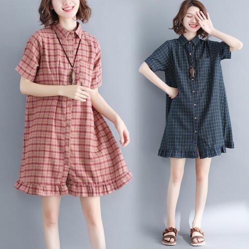 Ryseleco Summer Dresses In A Cage