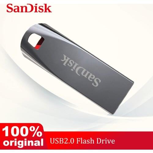 Sandisk Original USB 2.0 Mini Usb Flash Drive USB Stick Memory Stick Flash Disk 16gb 32gb 64GB Free Lanyard Z71 Metal cheap