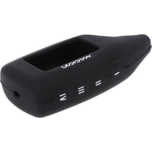 Silicone Case Shell For Scher-khan Magicar 5 Two Way Car Alarm LCD Remote Q1QE