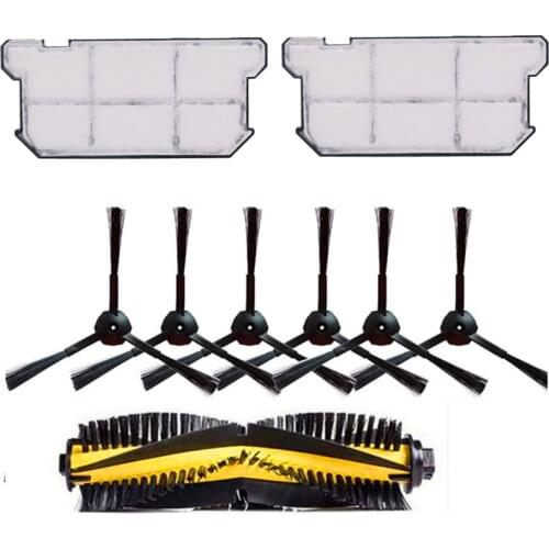Replacement Parts For Chuwi ilife V7S V7 V7S Pro Side Brushes Hepa Filter Roller Brush Robot Vacuum Cleaner Accessories Kit