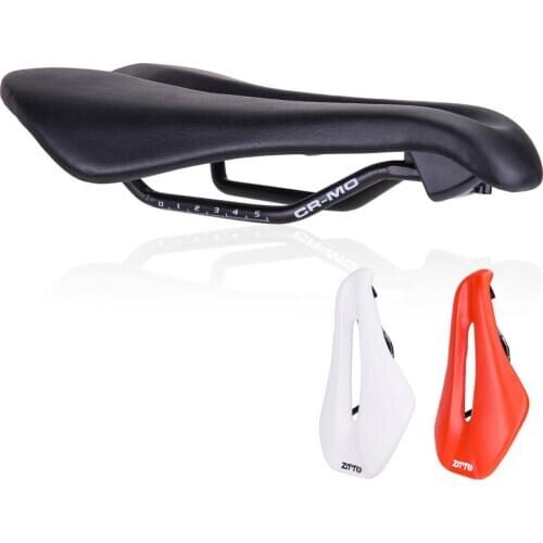 Bicycle Seat Saddle MTB Road Mountain Bike Saddles Racing Saddle Breathable Soft Seat Cushion High steel plastic