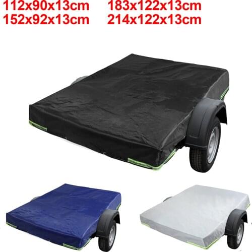 Waterproof Folding Trailer Cover Folding Camper Cover Oxford Cloth Windproof Sun Resistant For Caravan Van 84"x48"x5"