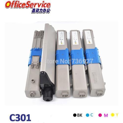 C301 C321 Remanufactured Toner Cartridge for OKI C301 C321 MC332 MC342 printer