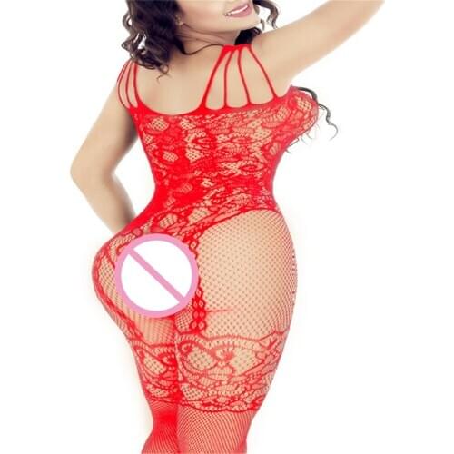 Woaixdd Erotic Women Lingerie Femme Teddy Porno Bodystocking Mesh Hollowed Fishnet Open Crotch Crotchless Bodysuit Sexy Costumes