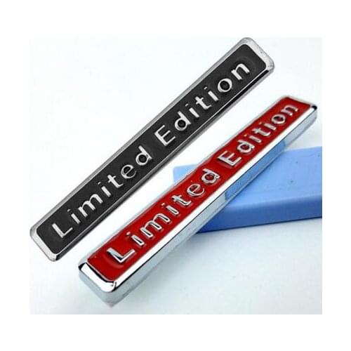 10pcs 3D Metal Limited Edition Badge Universal Car Decal Sticker For Car Styling