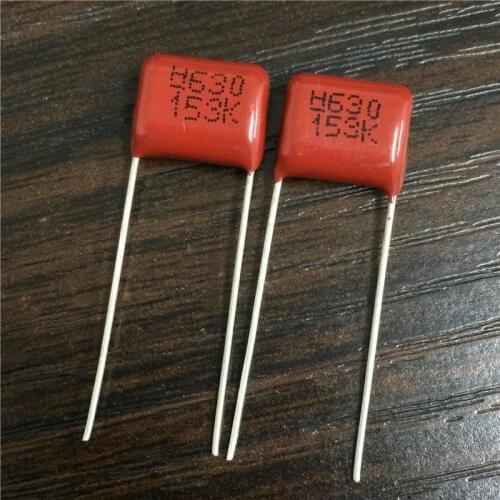 10Pcs CBB 153 630V 153K CBB21 0.015uF 15nF P10 Metallized Polypropylene Film Capacitor