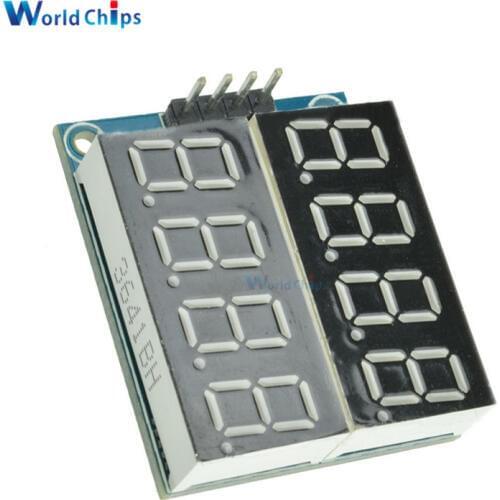 74HC595 74HC164 8Bit 8-Digit LED Nixie tube Display Module Red Digital Tube