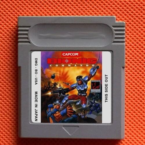 8bit game card : BIONIC COMMANDO ( USA Version!! )