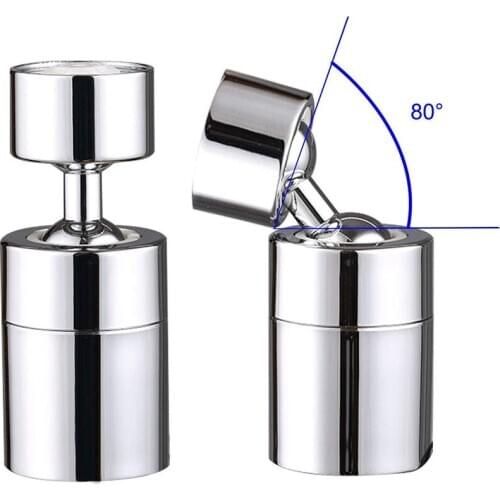 360 Swivel Big Angle Faucet Aerator Kitchen Sink Faucet Accessories 2 Function ABS Copper Tip Filter Foamer Aerators