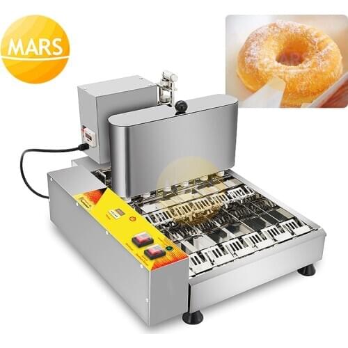 Hot Snack Automatic Electric Doughnut Donut Maker Machine Stainless Steel Donut Fryer 220v 110v Krapfen Machine for Catering
