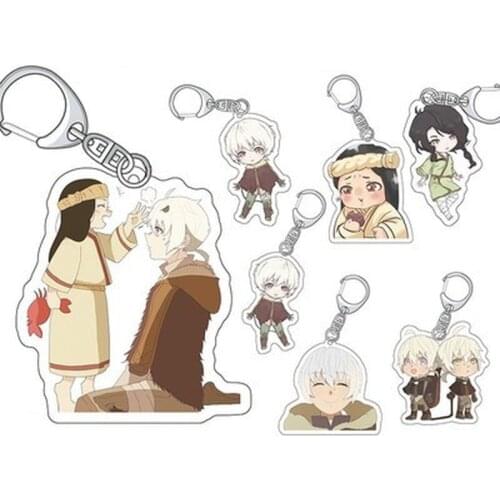 To Your Eternity Keychain Man Acrylic Anime Key Chain Women Key Holder Couples Keyring Funny Key Ring Pendant Zinc Alloy Brelok