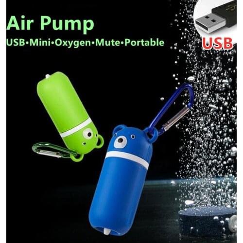 1PCS Colorful Aquarium USB Fish tank Pump Multiple Choice Portable Fish Tank Mini Oxygen Air Pump Mute Energy Saving Supplies