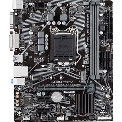 H410M-DS2V motherboard 10th generation CPU supports G5900 i3-10100 i5-10400F