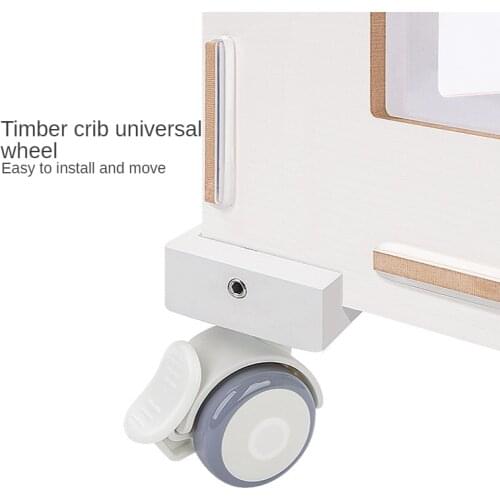 Hamster Wooden Cage Universal Wheel Easy To Move and Easy To Lock Hamster Cage Accessories Hamster Supplies