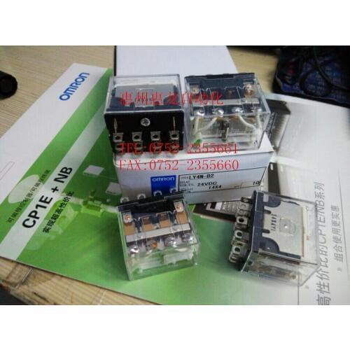 [ZOB] Imported OMRON Omron relay LY4N-D2 DC24V --2PCS/LOT