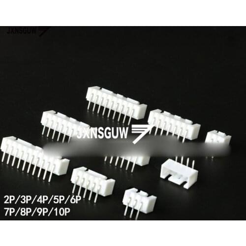 50PCS XHB2.54 2P/3P/4P/5P/6P/7P/8P/9P/10P buckle Curved needle 2.54mm spacing Connector socket