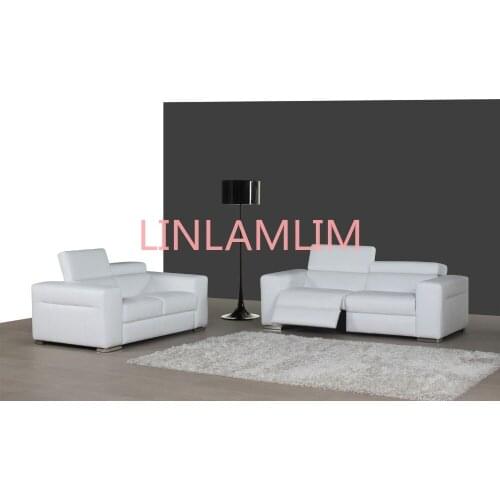 Cow genuine/real leather sofa set living room sofa sectional/corner sofa home furniture couch recliner 2+3 seater functional