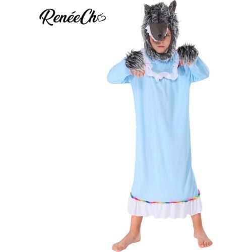 Halloween Costume For Kids Wolf Costume girls Halloween costumes dress blue fancy dress boys nightmare before Christmas cosplay