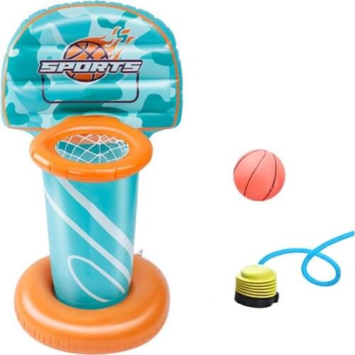 Multifunctional Water Inflatable Basket Multiple Scenes Colorful Water Playing Floating Inflatable Hoop for Family Activity