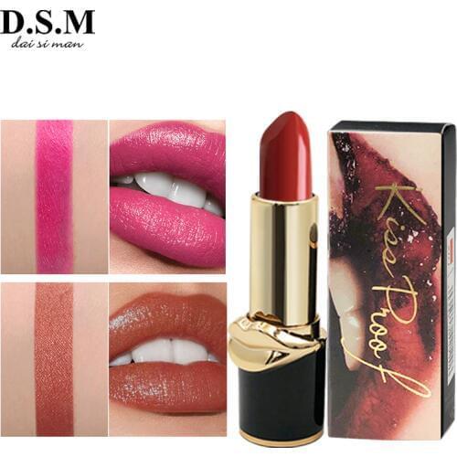 D.S.M Brand New Moisturizer Lipstick Sexy Makeup Lipsticks Waterproof Lipstain Red Cosmetic Makeup Lustre Lipstick