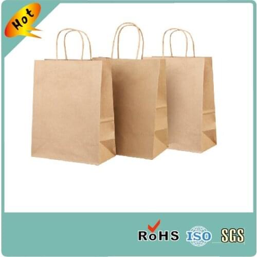 Wholesale custom logo paper bag kraft or white high quality cheaper paper bags