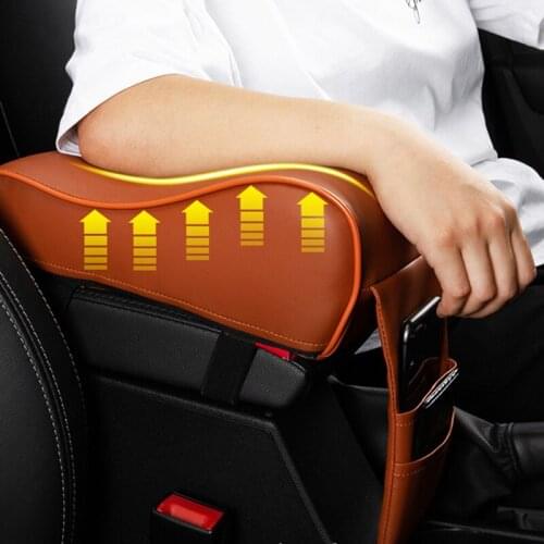 40 Pcs Car Central Armrest Pad Auto Center Console Arm Rest Seat Box Mat Cushion Pillow Cover Vehicle Protective Styling