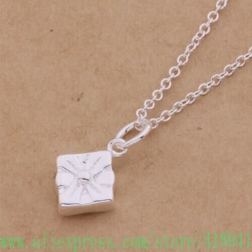 Silver Plated Necklace Silver Plated fashion jewelry pendant /bjnakaua aqgajhna AN329