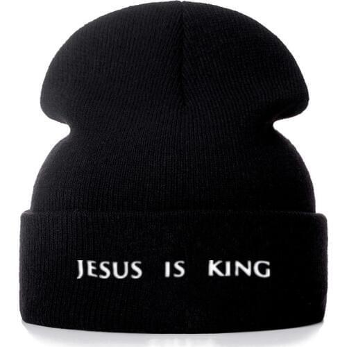 Kanye West Jesus Is King Cotton Casual Beanies For Men Women Fashion Knitted Winter Hat Hip-hop Skullies Hat