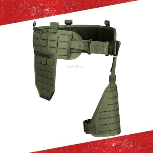 Outdoor Hunting Waist Belt Adjustable Tactical Combat Waist Support with Holster Platform Durable Military Sports Waistband