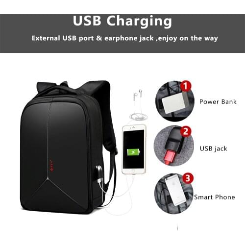 New Fashion Laptop Backpack Anti-theft Waterproof School Backpacks New Design USB Charging Men Business Travel Bag backpack