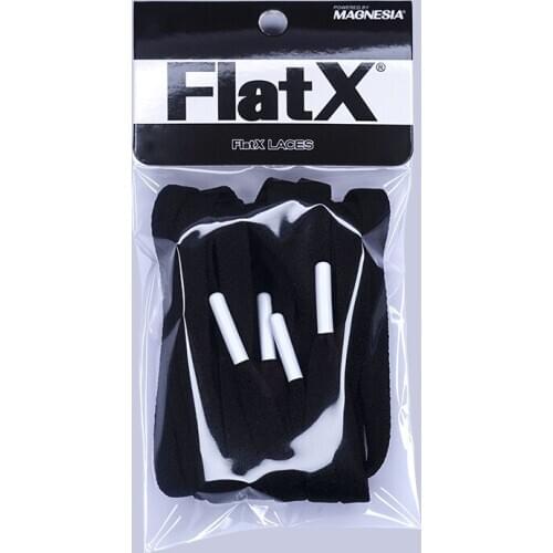 FlatX 8mm Black/White with Color Metal Tips Shoelaces High Quality Professional Sneaker Laces Shoelace Lacet