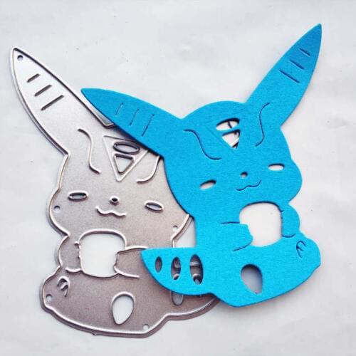 Die cutting die toy mouse drinking tea metal craft paper embossed DIY embossed Easter New Year