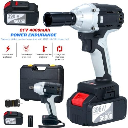 Brushless Impact Wrench Cordless Electric Wrench Lithium Screwdriver Electric Screwdriver With Battery with Driver Impact Socket