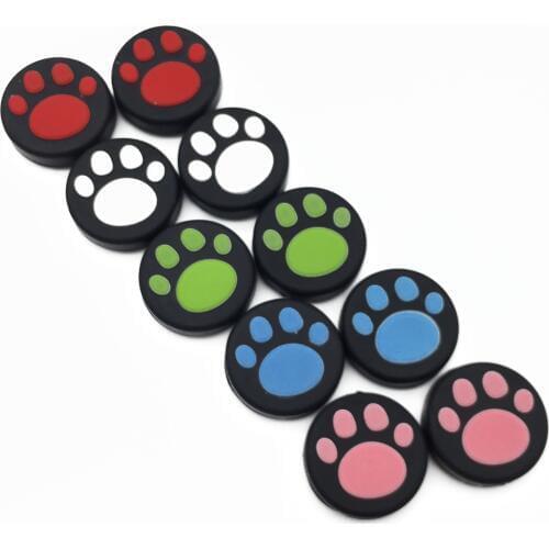 TingDong 4pieces Silicone Thumb Stick Grip Caps Joystick Button Case Cover for Nintend Switch NS Joy-Con Gamepad Controllers