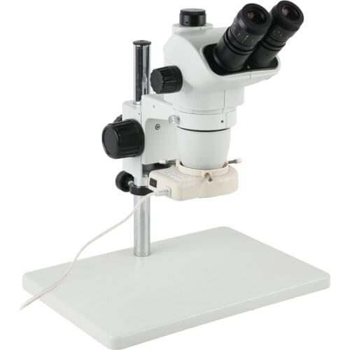 High Qunality 20X 40X Binocular Stereo Microscope 56 LED Illumination Ring Lamp Big Size Stand Set For PCB Soldering Inspection