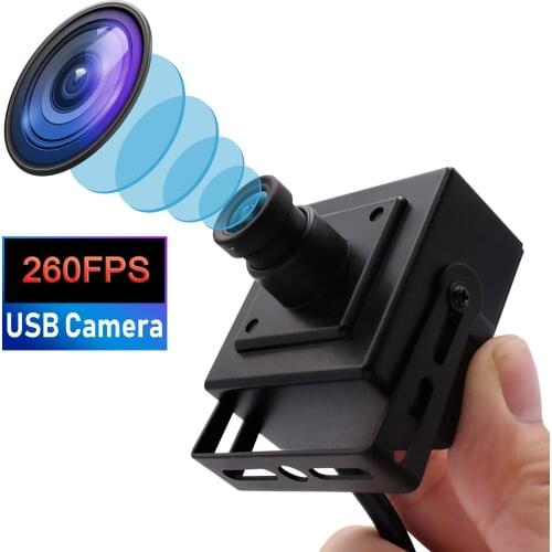 No Distortion 2MP High Speed 260fps at 640x360p 60fps at 1920x1080p 120fps at 1280x720p 2MP UVC OTG USB Camera with Mini Case