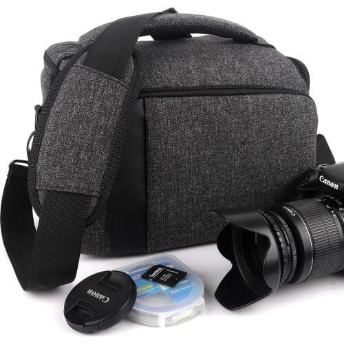 Waterproof DSLR Camera Bag Shoulder Lens Bag For Canon 1500D 1300D 200D 1200D 1100D 100D 77D 760D 750D 700D 650D 600D Photo Case