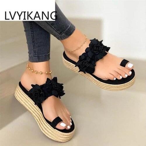 Women Sandals Wedges Shoes for Women High Heels Sandals Summer Shoes 2020 Flip Flop Chaussures Femme Platform Sandalias Mujer