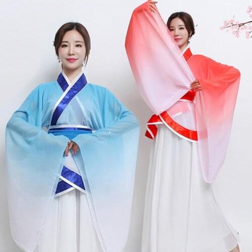 BALDAUREN Hanfu Female Ancient Costume Chang'e Fairy Skirt Improved Wide Sleeves Liuxian Princess Fresh Chinese Style Costume