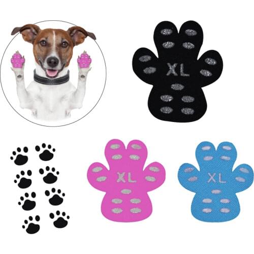 1 Set Of Disposable Dog Foot Pads Dog Shoes Non-Slip Dustproof Dog Insoles Outdoor Pet Supplies Invisible Dog Paw Stickers