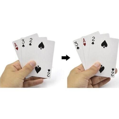 1 Set 3 Cards Monte Magic Cards Three Cards Poker Monte Card Trick Easy Classic Magic Tricks For Close Up Magic Illusion C2019