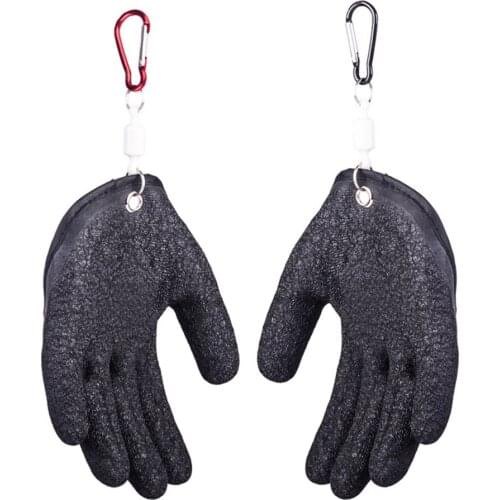 1pc Fishing Glove with Magnet Release Fisherman Professional Fish Catching Glove Anti-slip Fishing Glove Protects Hand Gloves