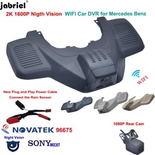 2K 1600P Plug And Play Wifi Car DVR Dashcam for Mercedes Benz GLE w167 c292 GLS x166 GLE 350 400 450 500 43 53 63 2019 2020 2021