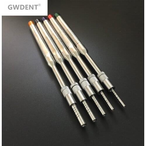 5Pcs/set Dental Implant Osteotome Instruments Sinus Straight ( Concave Tips)