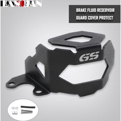 Motorcycle Accessories Rear Brake Fluid Reservoir Guard Cover Protect For BMW F800GS 2013-2018 For BMW F700GS 2013-2018 logo