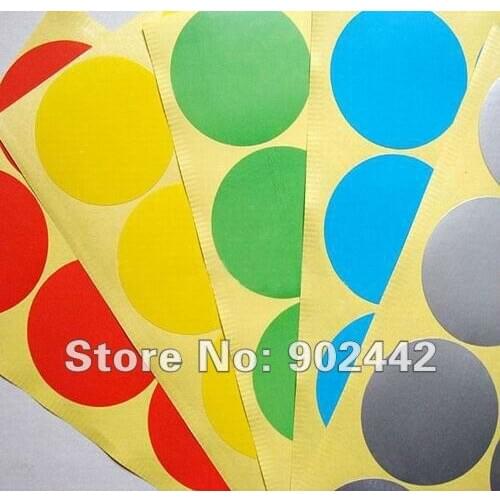 Free shipping 600 pcs/lot 50 mm Round Envelope Seal Stickers Paper Seal Labels Stickers