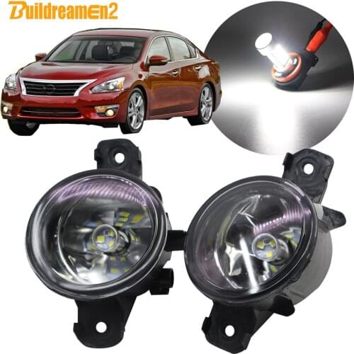 Buildreamen2 For Nissan Altima Car H11 Fog Light Assembly Lampshade + Bulb 12V Styling 2008 2009 2010 2011 2012 2013 2014 2015